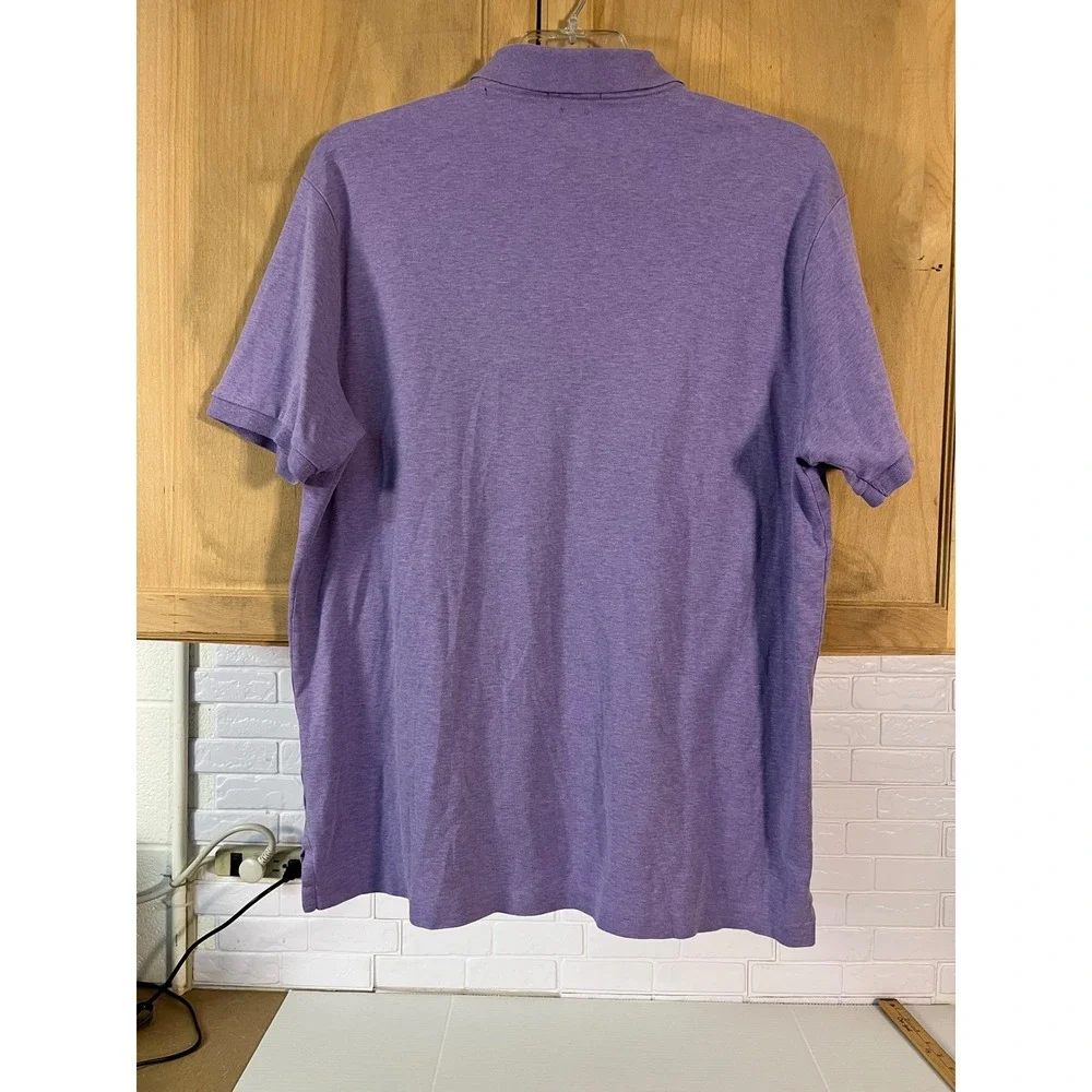 Polo‎ Ralph Lauren Polo Shirt Mens XL Purple Classic Fit Heathered